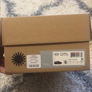 Black Tasman Ugg Slippers size 6